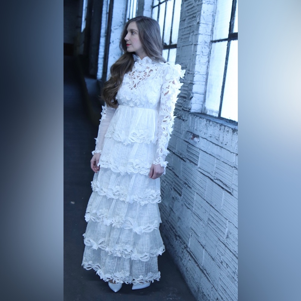 ZIMMERMANN LUMINOUS EMBROIDERED GOWN - Picture 16 of 16